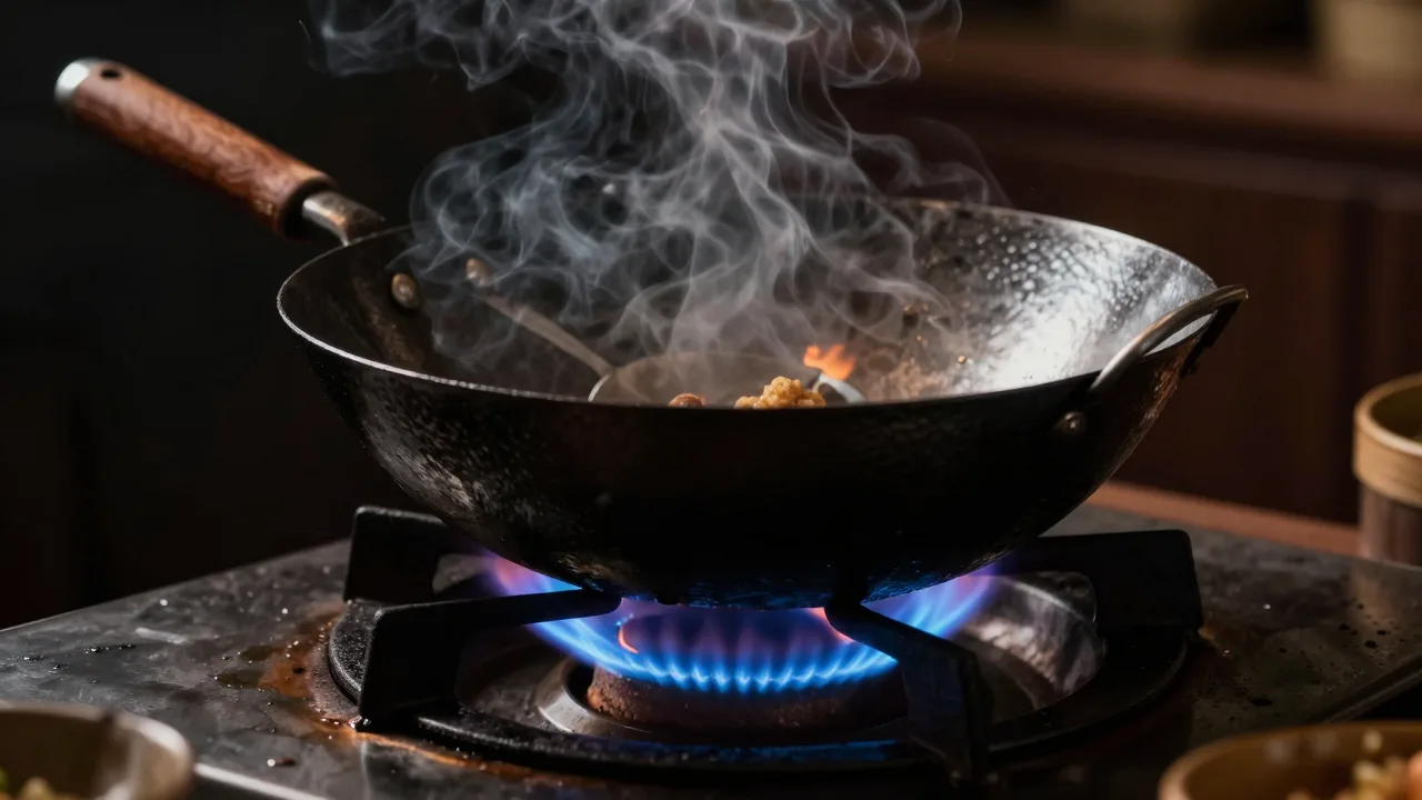 The fire that makes a wok