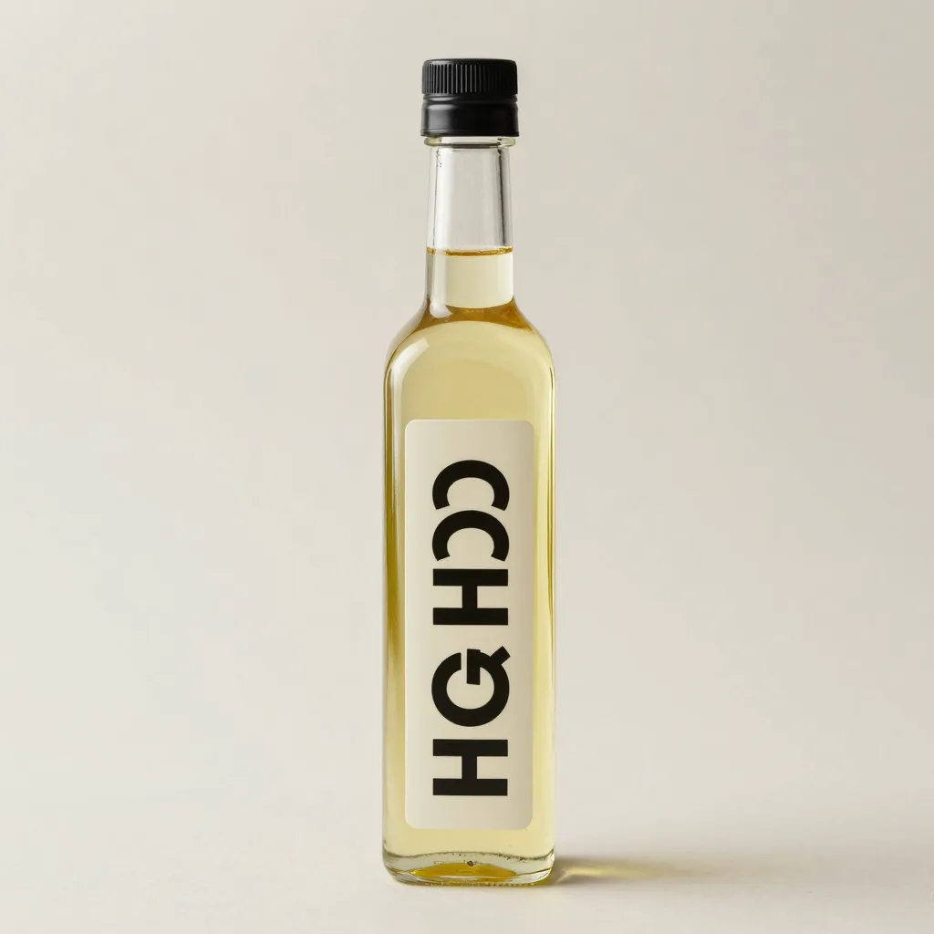 A bottle of wok seasoning oil